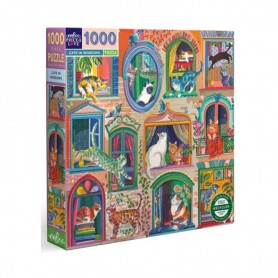 Puzzle Cats in Windows – Eeboo – 1000 pièces