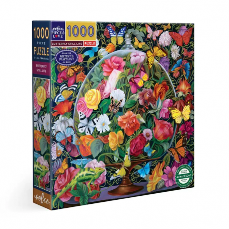 Puzzle Butterfly Still Life – Eeboo – 1000 pièces