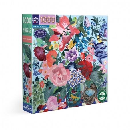 Puzzle Spring Bouquet – Eeboo – 1000 pièces