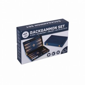 Backgammon Noyer Bleu 38 cm