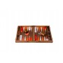 Backgammon Noyer Moka 38 cm