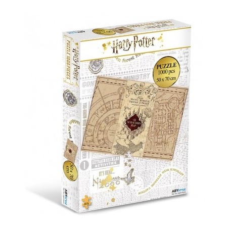 Puzzle Harry Potter - Carte du Maraudeur