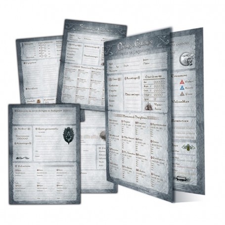 Les Ombres d'Esteren - Feuilles de Personnage