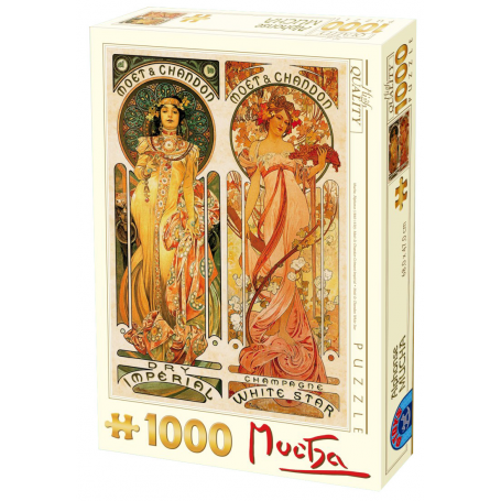 Puzzle Mucha - Moët & Chandon