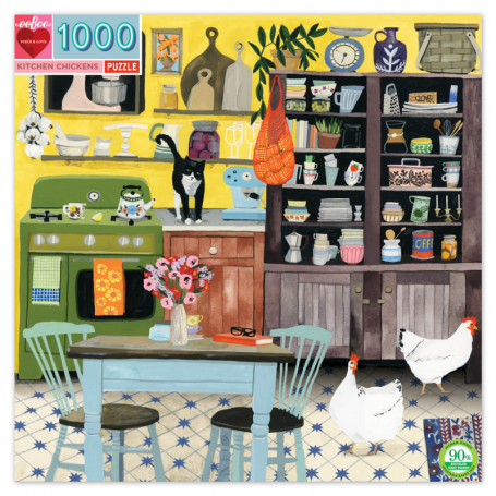 Puzzle - Kitchen Chickens