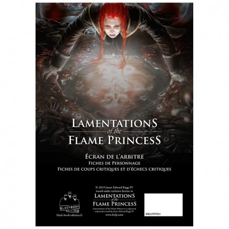 Lamentations of The Flame Princess - Ecran de l'Arbitre