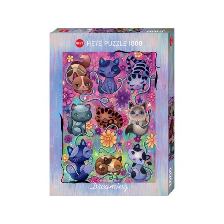Puzzle Dreaming Kitty Cats