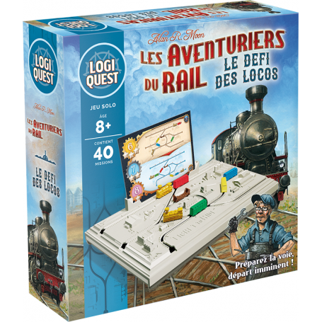 Logiquest : Les Aventuriers du Rail - Le Défi des Locos