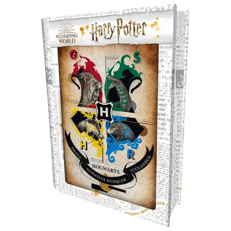 Puzzle 3D Harry Potter - Maisons Poudlard Boite Métal