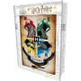 Puzzle 3D Harry Potter - Maisons Poudlard Boite Métal