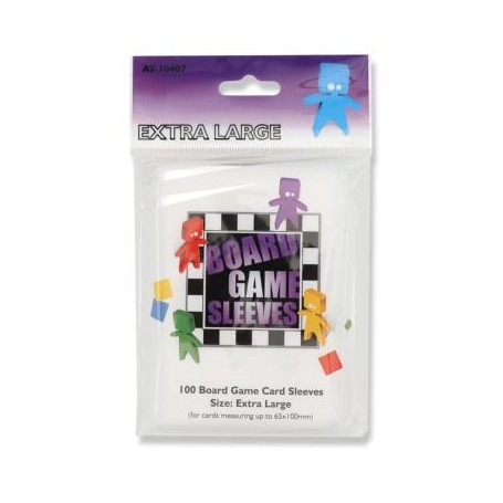 Board Game Sleeves 100 Pochettes 65x100 Extra Large