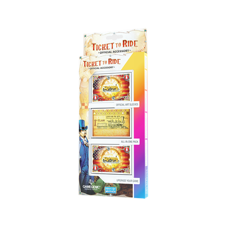Gamegenic Pack Sleeves Les Aventuriers du Rail USA