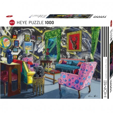 Puzzle Home Room With Deer