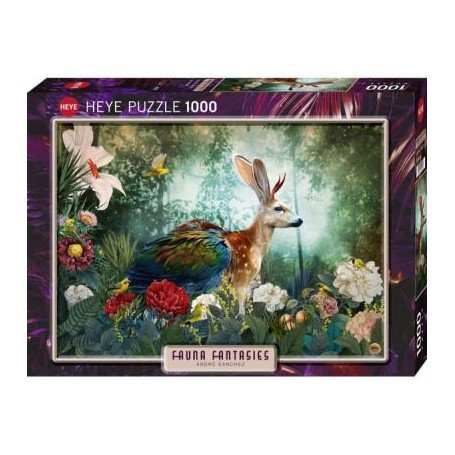 Puzzle Fauna Fantasies - Jackalope