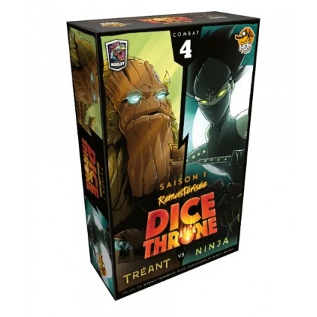 Dice Throne Saison 1 Combat 4 Tréant vs Ninja