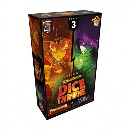 Dice Throne Saison 1 Combat 3 Pyromancienne vs Voleur de l'Ombre